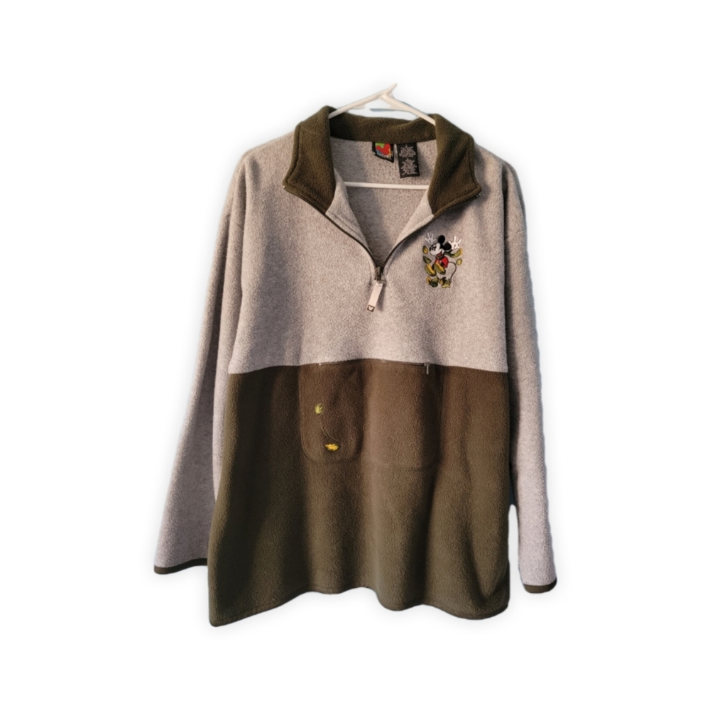 VTG Mickey Unlimited 1/4 Zip Pullover